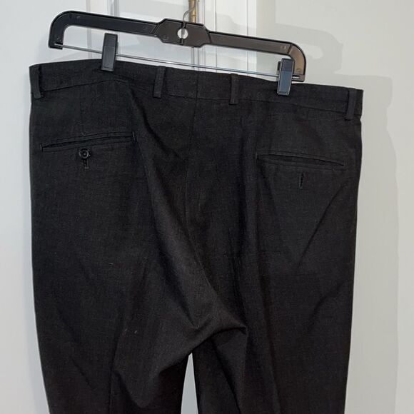 Poly Blend Flat front Haggar originals Traveller Travel pants Trousers 38/30 - Picture 3 of 5